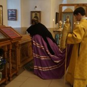 Преосвященнейший Владыка Максим совершил всенощное бдение в Сезеновском монастыре
