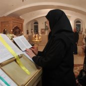 В обители молитвенно почтили память ее основателя - преподобного Иоанна