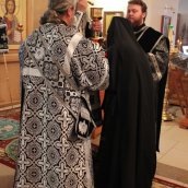 Литургия Преждеосвященных Даров архиерейским чином.