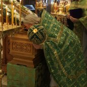 В обители молитвенно почтили память ее основателя - преподобного Иоанна