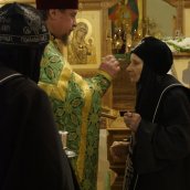 В обители молитвенно почтили память ее основателя - преподобного Иоанна