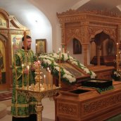 В обители молитвенно почтили память ее основателя - преподобного Иоанна