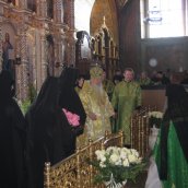 Игумения Феофания поздравила главу митрополии с днем тезоименитства