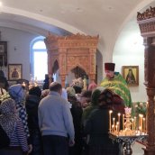 В обители молитвенно почтили память ее основателя - преподобного Иоанна..