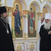 "Горы и холми, взыграйте, пустыня Афонская, возвеселися"