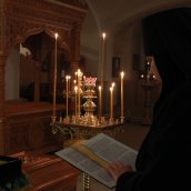 В обители молитвенно почтили память ее основателя - преподобного Иоанна