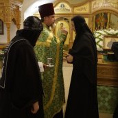 В обители молитвенно почтили память ее основателя - преподобного Иоанна