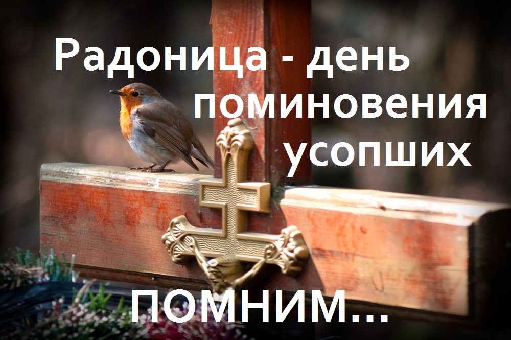 25 апреля. Радоница -  день всецерковного поминовения усопших