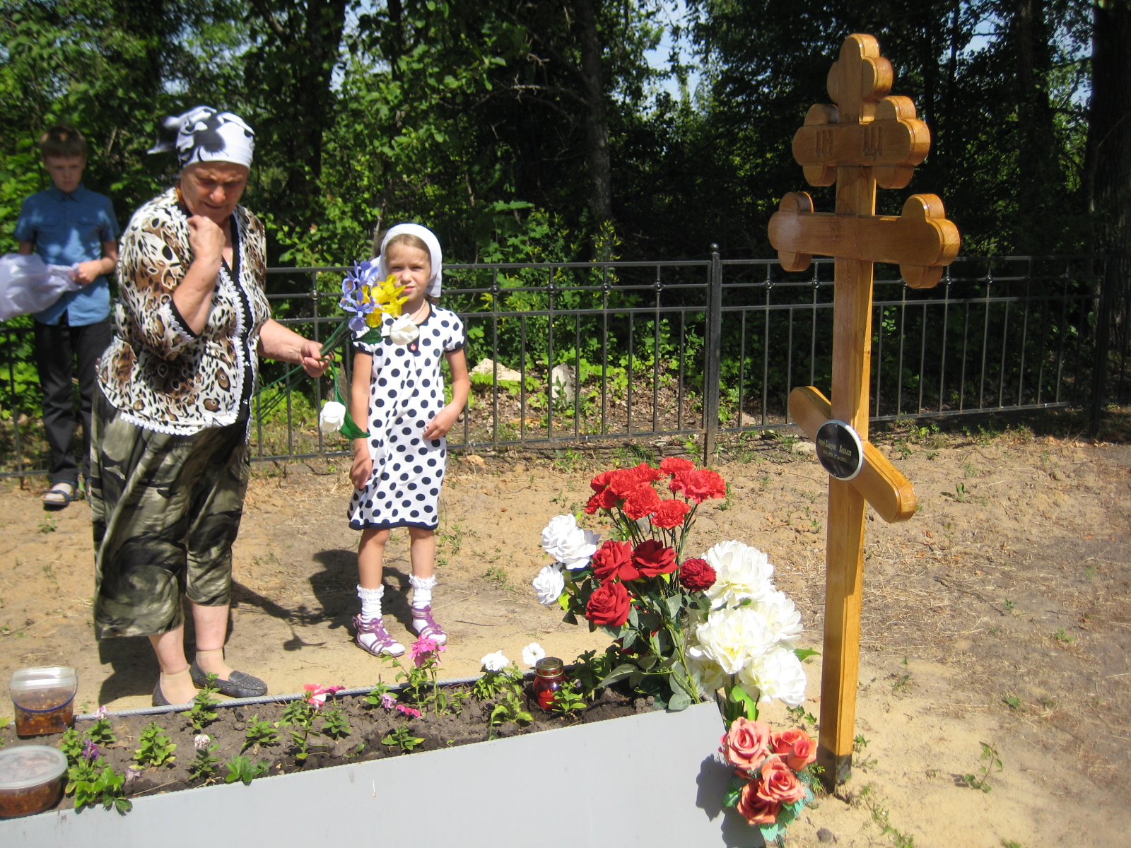 В селениих праведных упокой...